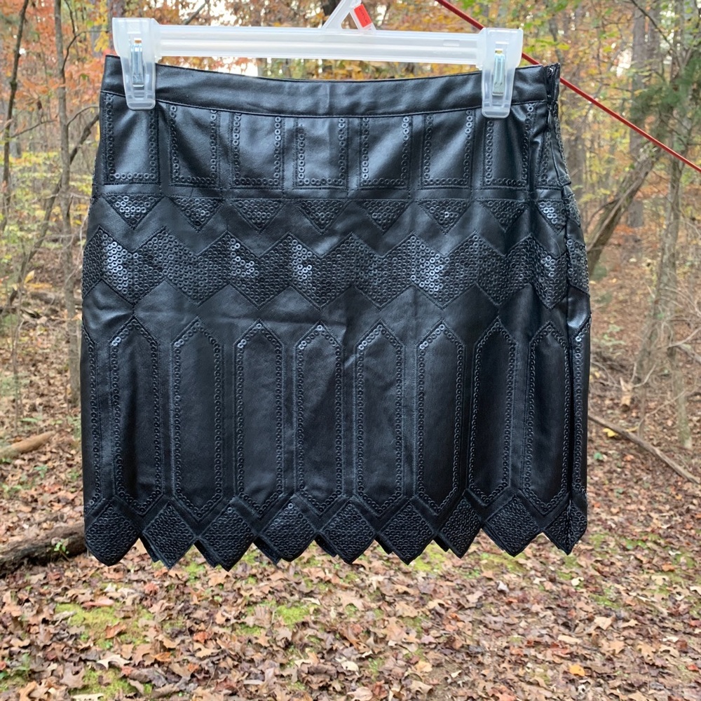 Black Endless Rose Skirt